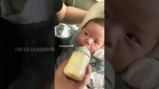 Paced bottle feeding  cute baby viral trending subscribe ytshorts [upl. by Nollid]