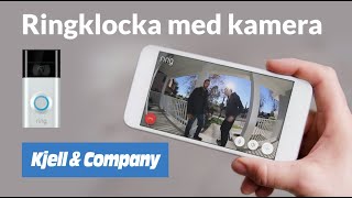 Smart dörrklocka med kamera  KjellTV [upl. by Jaclin24]