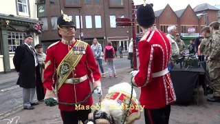 Mercian Regiment Freedom of Town Parade Kidderminster 2014 [upl. by Calv417]