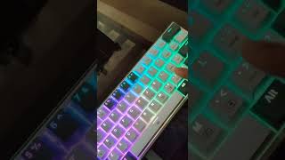 Redragon K617 Fizz RGB  60 Mechanical Keyboard Review  Budget keyboard in India [upl. by Ayanat]