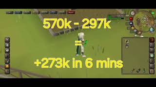 Updated Varlamore Herb Run 🌿🏃‍♂️ 273k profit in 6 mins wcleaned herbs [upl. by Tobey]