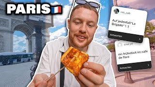 Paris Food Tour  wir testen eure Hotspots 🇫🇷 [upl. by Nnayrb]