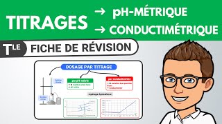 Titrage pHMÉTRIQUE et CONDUCTIMÉTRIQUE 💚 Révisions  Terminale spécialité Chimie [upl. by Henriha]