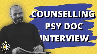 Acing Your Counselling Psychology Doctoral Interview  Getting On To The Counselling Psychology Doc [upl. by Animsaj]