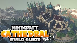 Minecraft Medieval Cathedral Build Guide Part 2 [upl. by Pinchas]