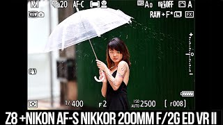 Nikon Z8  Adapted Lens test [upl. by Harbert]