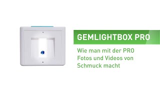 GemLightbox PRO Wie man mit der PRO Fotos und Videos von Schmuck macht [upl. by Toft]