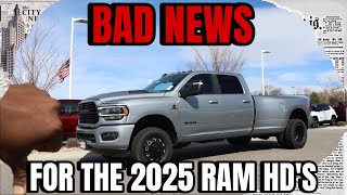 This Is BAD NEWS For The 2025 Redesigned RAM HDs [upl. by Glogau67]