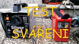 Test sváření  svářecí transformátor  svářecí invertor rutilová  bazická elektroda [upl. by Haisa]