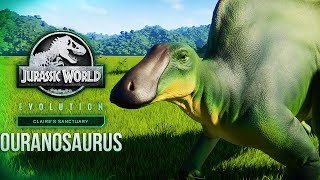 OURANOSAURUS  All The Skins And Animations JWE Claires Sanctuary DLC [upl. by Cosimo]