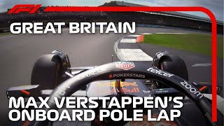 Max Verstappens Pole Lap  2023 British Grand Prix  Pirelli [upl. by Aztin]