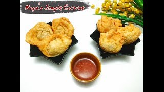 Wonton Chinese Wonton Prawn Wonton Recipe [upl. by Liesa83]