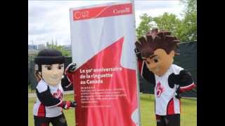 CANADA DAY 2013  Ringette booth at Jacques Cartier Park [upl. by Nesbitt]