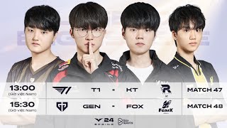 Bình Luận Tiếng Việt T1 vs KT  GEN vs FOX  Tuần 5 Ngày 4  LCK Mùa Xuân 2024 [upl. by Ruggiero]