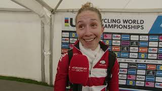 Cecilie Uttrup Ludwig  Interview at the finish  Women ITT Glasgow UCI World Championships 2023 [upl. by Malvia]