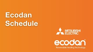 Ecodan Schedule [upl. by Nylac972]