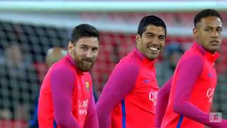 Messi Súarez Neymar  Fronteamos porque podemos [upl. by Aivilys]