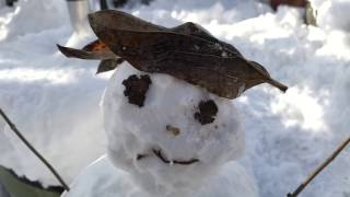 Schneemann bauen Winterspass mit gefrorenem Wasser Anleitung [upl. by Northrup]