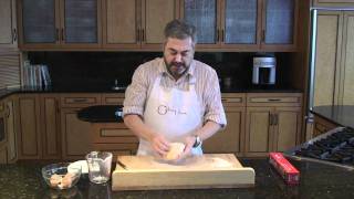 Homemade Pasta Making and kneading dough [upl. by Coonan305]