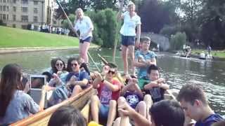 Punting Party Global Young Leaders Our World English Schools 2013 [upl. by Lowrie]