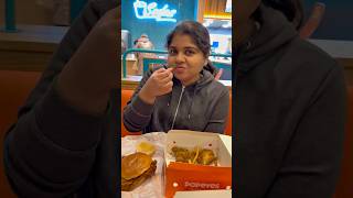 Eating Popeyes for the first time 🍗  Popeyes Review  UK Popeyes  Popeyes Hot honey Chicken [upl. by Creigh]