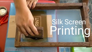 Silk Screen Printing [upl. by Alake]