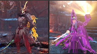 Nioh 2  Vs Minamoto No Yoshitsune and Purple Minamoto No Yorimitsu  Scroll Of The Damned  DotN [upl. by Ynaffit514]