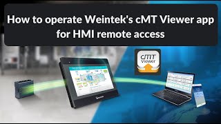 How to operate Weinteks cMTViewer app cMTViewer for HMI remote access [upl. by Gebler]