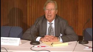 Justice for Hedgehogs Question amp Answer  Professor Ronald Dworkin [upl. by Skinner]