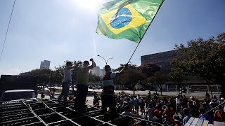 Brazil drivers strike continues despite government deal [upl. by Anawit]