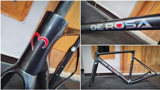 Warna Eksklusif Dark Grey Mica‼️ Repaint Frame De Rosa Merak [upl. by Koloski607]