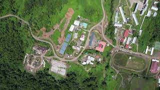 Drone Aerial video of Tofol village located Lelu town in the State of Kosrae [upl. by Aniral]