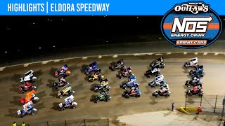 World of Outlaws NOS Energy Drink Sprint Cars  Eldora Speedway  September 22 2023  HIGHLIGHTS [upl. by Piderit]