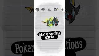 Pokemon Evolutions Animated  pokemon pokémon pokemontcg [upl. by Niessuh]