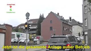 Stolberg Rhld 2000 Uhr  Ampel geht aus [upl. by Demetra]