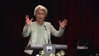 A Fractured World Russias War and its Global Impact  Ursula von der Leyen [upl. by Atinod840]