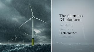 Siemens Wind Power G4 Platform Animation [upl. by Lunette]