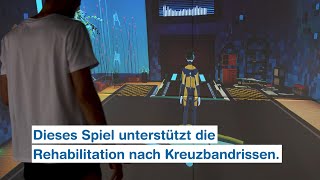 ExerUp Game hilft bei der Rehabilitation von Kreuzbandrissen [upl. by Llertnac]