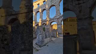 Inside the Pula Arena TravelwithHugoF arena pula croatia [upl. by Sivrat394]