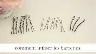 Comment utiliser les barrettes [upl. by Llerrat]