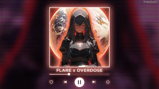 FLARE x OVERDOSE  P4nMusic TIKTOK MASHUP [upl. by Rinee]