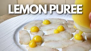 How to make LEMON PUREE at home  Michelin Star Technique [upl. by Nadruoj]