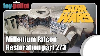 Vintage Star Wars Millennium Falcon restoration Part 2 [upl. by Falda]