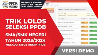 MENGUKUR PELUANG MASUK PPDB SMASMK NEGERI TAHUN 20232024 [upl. by Eidualc114]