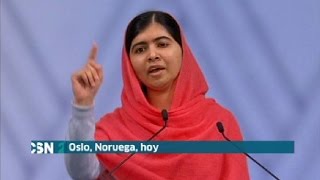 Día Mundial de la Justicia Social  Malala y Satyarth premios Nobel de la Paz 2014 [upl. by Nyrhtac]