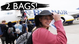 Scamming RYANAIR baggage allowance ✈️ Lisbon Portugal Apartment tour [upl. by Paxton496]