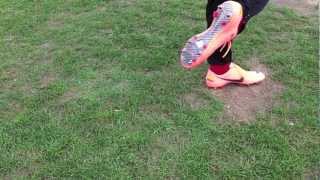 Trying out NIKE MERCURIAL VAPOR VIII 8 MANGU SGFGMIX by 11teamsports  Short TestingVideo [upl. by Naihs3]