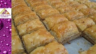 El Açması Bütün Püf Noktalarıyla Baklava Yapımı Pratik Yemek Tarifleri [upl. by Inaja527]