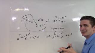 Alcohols and AldehydesKetones to form Acetals and Hemiacetals [upl. by Saber841]