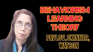 BEHAVIORISM LEARNING THEORY IN EDUCATION  Pavlov Skinner learningtheory ppt podcast education [upl. by Cyril]